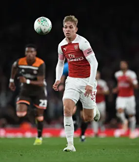 Arsenal V Brentford - Carabao Cup 2018-19 Prints: Emile Smith Rowe Shines in Arsenal's Carabao Cup Victory over Brentford