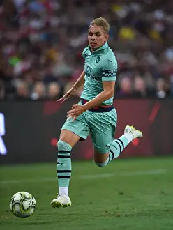 Emile Smith Rowe Shines in Arsenal's International Champions Cup Clash Against Paris Saint-Germain (2018, Singapore)