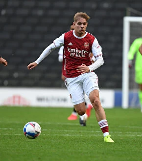 MK Dons v Arsenal 2020-21 Collection: Emile Smith Rowe Shines in Arsenal's Pre-Season Victory over MK Dons