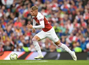 Arsenal V Chelsea Pre Season Friendly 2018-19 Prints: Emile Smith Rowe Shines in Arsenal's Pre-Season Clash Against Chelsea (2018-19)