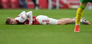 Arsenal V West Bromwich Albion 2020-21 Prints: Emile Smith Rowe Shines: Arsenal's Triumph Over West Bromwich Albion in an Empty Emirates (2020-21)