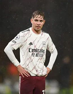 Wolverhampton Wanderers V Arsenal 2020-21 Prints: Emile Smith Rowe Shines: Brilliant Performance in Arsenal's Victory over Wolverhampton Wanderers