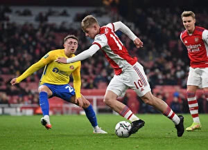 Images Dated 21st December 2021: Emile Smith Rowe Stars: Arsenal Advance to Carabao Cup Quarter-Finals vs Sunderland