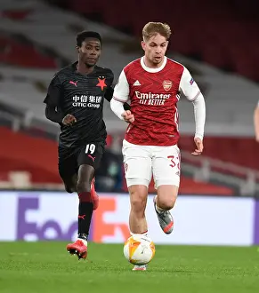 Emile Smith Rowe Surges Past Slavia Praha's Dorley in Empty Emirates Stadium: Arsenal's Europa League Quarterfinal Thriller