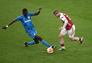 Emile Smith Rowe's Europa League Showdown: Arsenal vs Olympiacos at Empty Emirates Stadium, London, 2021