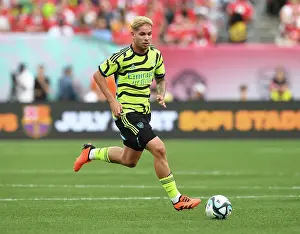 Emile Smith Rowe's Star-Studded Debut: Arsenal Triumphs Over Manchester United at MetLife Stadium (2023-24)