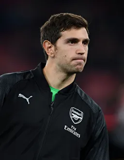 Arsenal V Qarabag 2018-19 Prints: Emiliano Martinez: Arsenal's Ready-to-Go Goalkeeper Ahead of Arsenal v Qarabag UEFA Europa League Clash