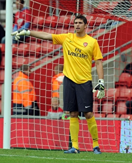 Arsenal V Anderlecht 2012-13 - Pre Season Prints: Emiliano Martinez in Action: Arsenal vs. Anderlecht - 2012 Pre-Season