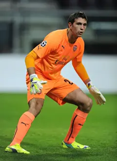 Anderlecht V Arsenal 2014-15 Prints: Emiliano Martinez: Arsenal's Champions League Hero at RSC Anderlecht (2014-15)