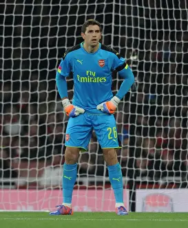 Arsenal V Southampton EFL Cup 2016-17 Prints: Emiliano Martinez: Arsenal's EFL Cup Hero vs Southampton (2016-17)