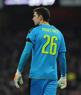 Arsenal V Southampton EFL Cup 2016-17 Prints: Emiliano Martinez: Arsenal's EFL Cup Hero vs Southampton (2016-17)