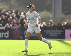 Emily Fox in Action: Arsenal Women's FA Cup Battle against Watford Women
