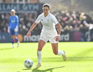 Emily Fox of Arsenal in Action during Arsenal Women vs. Watford Women FA Cup Match