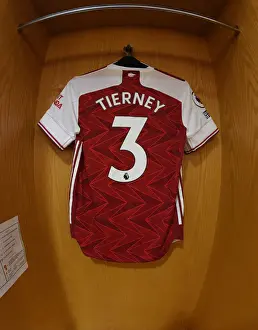 Framed Print : Empty Emirates: Kieran Tierney's Silent Shirt (Arsenal vs Manchester City, 2021) Framed Print : Empty Emirates: Kieran Tierney's Silent Shirt (Arsenal vs Manchester City, 2021)