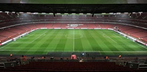 The Emirates pitch. Arsenal 5: 0 Leyton Orient. FA Cup 5th Round Replay