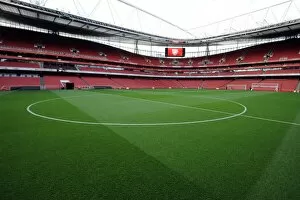 The Emirates pitch. Arsenal 6: 1 Coventry City. Capital One League Cup. Emirates Stadium, 26 / 9 / 12