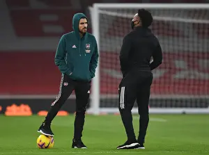 Empty Emirates: Pre-Match Chat Between Dani Ceballos and Adama Traore Amidst Pandemic Restrictions (Arsenal vs. Wolverhampton Wanderers, Premier League 2020-21)