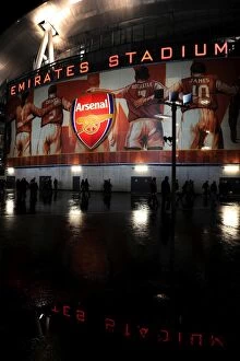 Images Dated 25th January 2011: Emirates Stadium. Arsenal 3: 0 Ipswich Town (3: 1 agg). Carling Cup Semi Final 2nd Leg
