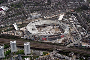 The Emirates Stadium. Emirates Stadium, Islington, Early April 2005