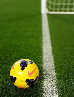 Arsenal V Hull City 2013-14 Prints: Emirates Stadium: Hawkeye Goal Line Technology Test - Arsenal vs Hull City