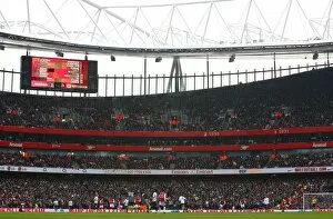 Arsenal v Tottenham 2007-8 Collection: Emirates Stadium during the match
