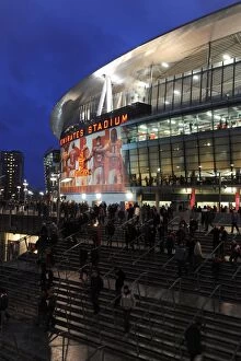 Images Dated 22nd January 2011: Emirates Stadium after the match. Arsenal 3: 0 Wigan Athletic. Barclays Premier League