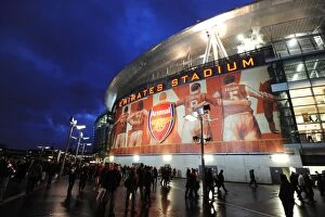 Images Dated 22nd January 2011: Emirates Stadium after the match. Arsenal 3: 0 Wigan Athletic. Barclays Premier League