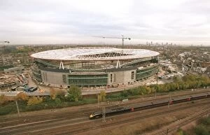 Images Dated 12th December 2005: Emirates Stadium photographed from the Harvist Estate