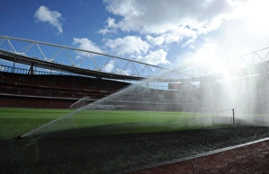 Arsenal Everton 2014-15 Prints: Emirates Stadium: Preparing for Arsenal vs. Everton (2014-15)