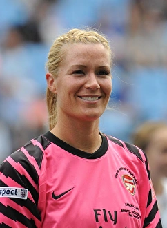 Emma Byrne (Arsenal). Arsenal Ladies 2: 0 Bristol Academy. Womens FA Cup Final