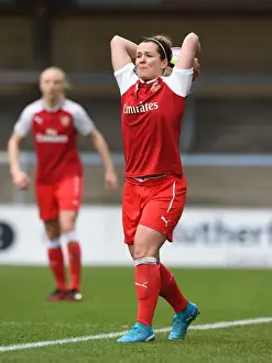 Emma Mitchell in Action: Arsenal Women's Super League Clash against Reading FC