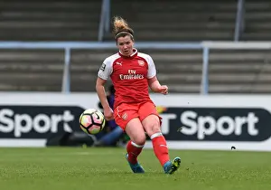 Emma Mitchell in Action: Arsenal Women's Super League Clash against Reading FC