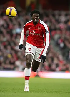 Arsenal V Wigan 2008-9 Prints: Emmanual Adebayor Scores the Winner: Arsenal 1-0 Wigan