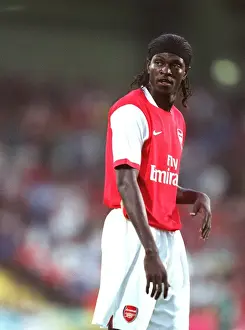 Mattersburg V Arsenal 2006-07 Prints: Emmanuel Adebayor in Action: Arsenal's 2-1 Pre-Season Victory over SV Mattersburg