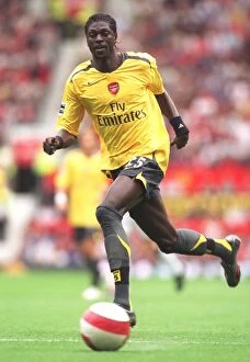 Manchester United v Arsenal 2006-7 Collection: Emmanuel Adebayor (Arsenal)