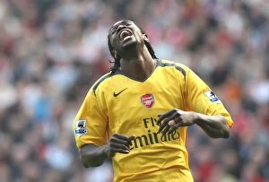 Liverpool v Arsenal 2006-7 Collection: Emmanuel Adebayor (Arsenal)