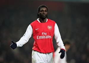 Arsenal v AC Milan 2007-08 Collection: Emmanuel Adebayor (Arsenal)