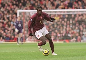Arsenal v Bolton 2005-6 Collection: Emmanuel Adebayor (Arsenal). Arsenal 1: 1 Bolton Wanderers