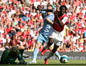 Emmanuel Adebayor (Arsenal) Casper Schmeichel (Man City)