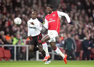 Emmanuel Adebayor (Arsenal) Clarence Seedorf (Milan)