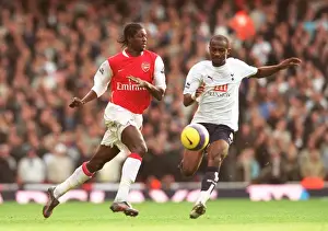 Emmanuel Adebayor (Arsenal) Didier Zakora (Tottenham)