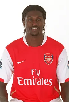 Emmanuel Adebayor: Arsenal First Team Portrait, Emirates Stadium, London (2006)