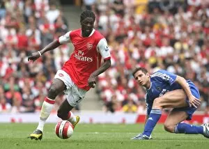 Images Dated 8th May 2007: Emmanuel Adebayor (Arsenal) Frank Lampard (Chelsea)