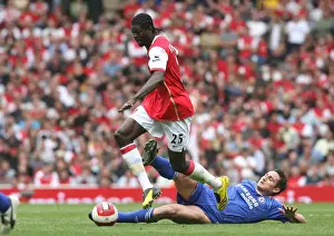Arsenal V Chelsea 2006-07 Prints: Emmanuel Adebayor (Arsenal) Frank Lampard (Chelsea)