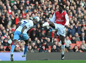Emmanuel Adebayor (Arsenal) Isaiah Osbourne (Aston Villa)