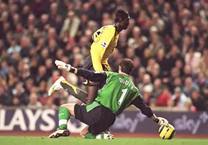 Emmanuel Adebayor (Arsenal) Jerzy Dudek (Liverpool). Liverpool 1: 0 Arsenal