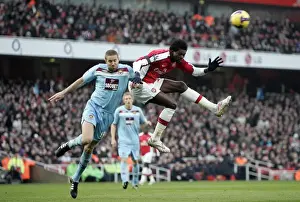 Emmanuel Adebayor (Arsenal) Matthew Upson (West Ham)