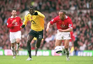 Emmanuel Adebayor (Arsenal) Mikael Silvestre (Man Utd)
