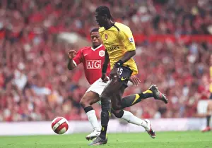 Emmanuel Adebayor (Arsenal) Patrice Evra (Manchester United)