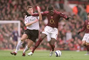 Emmanuel Adebayor (Arsenal) Steven Gerrard (Liverpool). Arsenal 2: 1 Liverpool
